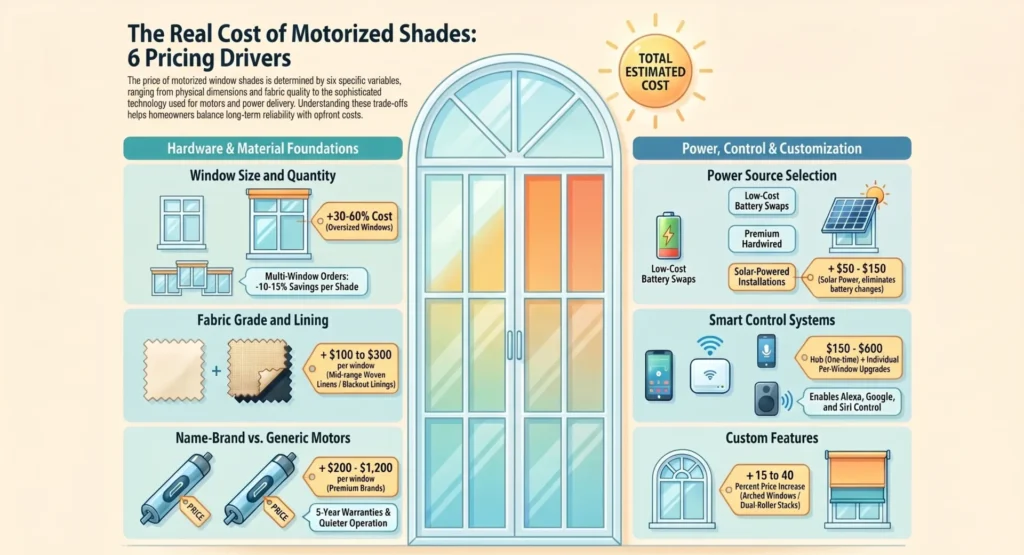 What Affects the Cost of Motorized Shades