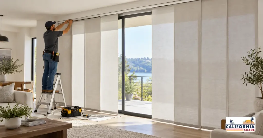 How to Install Panel Track Blinds A Guide for Wide Windows