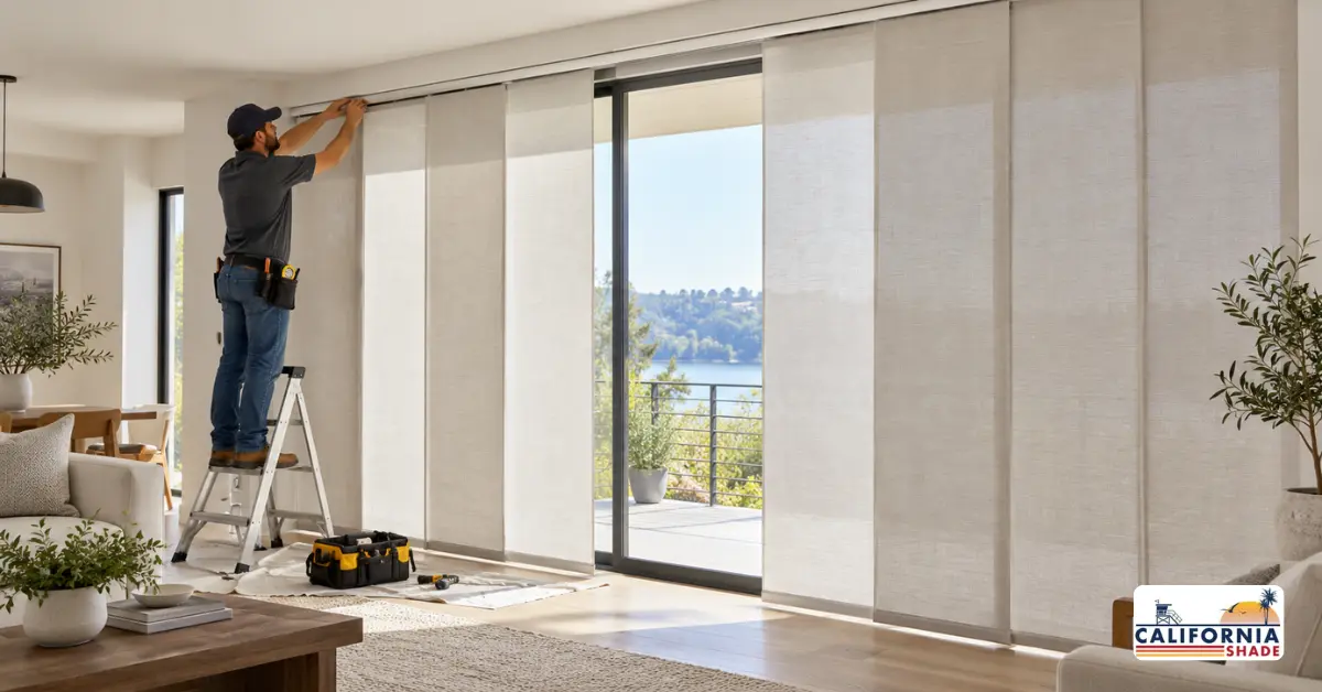 How to Install Panel Track Blinds A Guide for Wide Windows