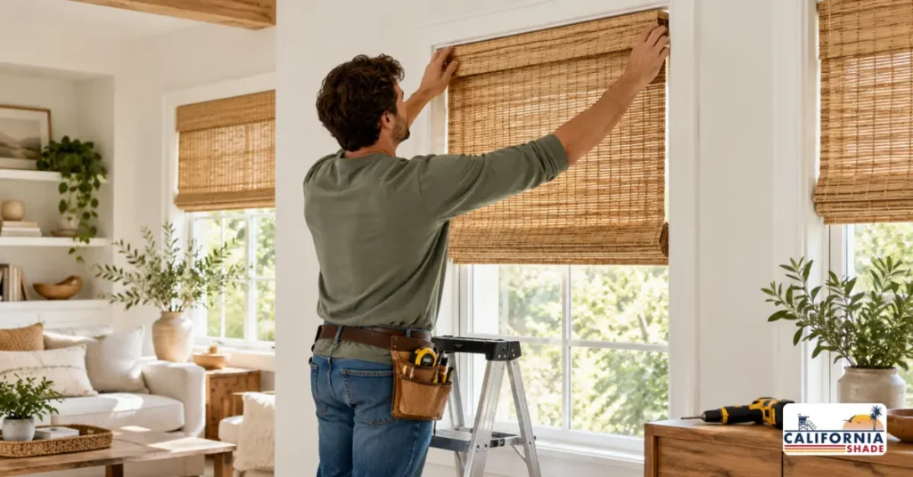 How to Install Woven Wood Shades A Guide to Natural Material Handling