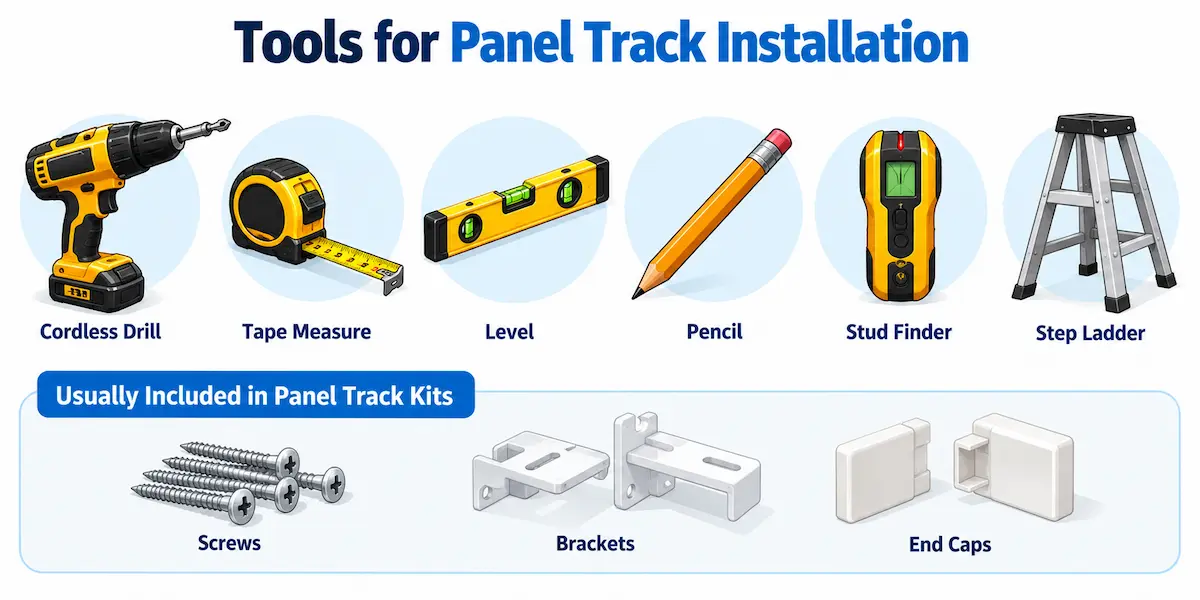 Tools You Need for Panel Track Installation
