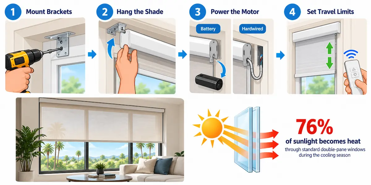 What Does Motorized Shade Installation Actually Involve