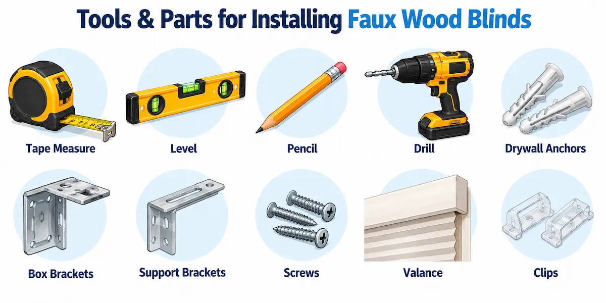 What Tools Do You Need to Install Faux Wood Blinds